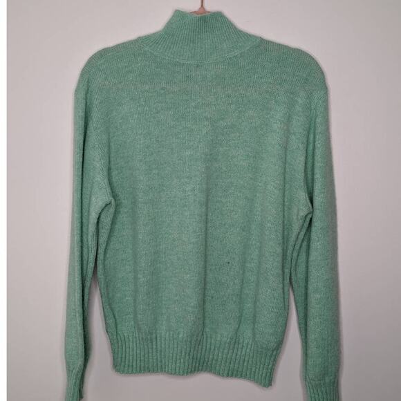Vintage Seafoam Collared Sweater - Picture 5 of 7